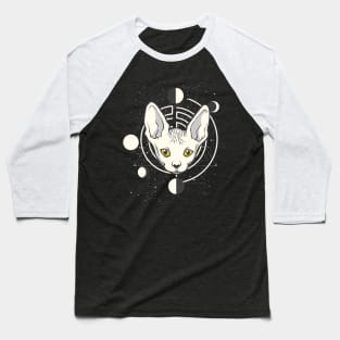 Space Sphinx Cat Baseball T-Shirt